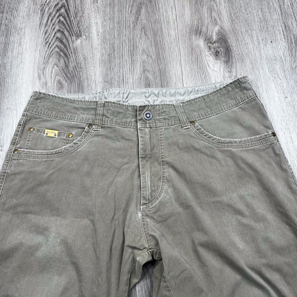 Kuhl Revolvr Vintage Patina Dye Pants Mens Size 36 Inseam 28" Beige - Picture 4 of 16